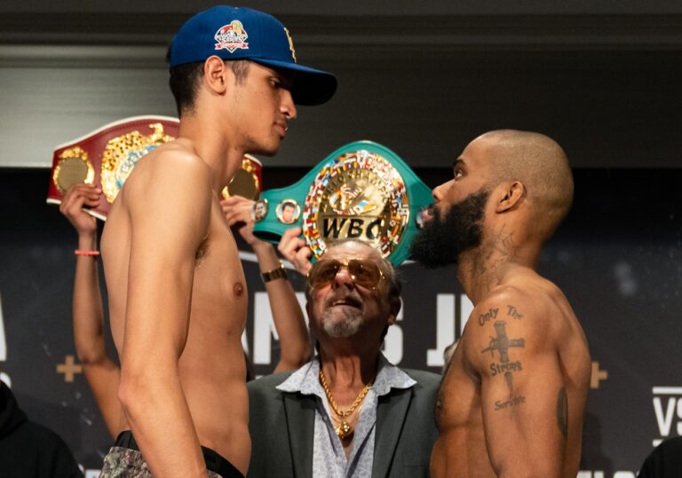 Sebastian Fundora 152 3/4 Vs Chordale Booker 152 1/2 – Weigh-in Results For Saturday