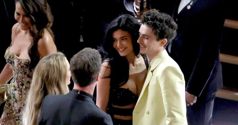 Kylie Jenner Joins Timothee Chalamet at 2025 Oscars